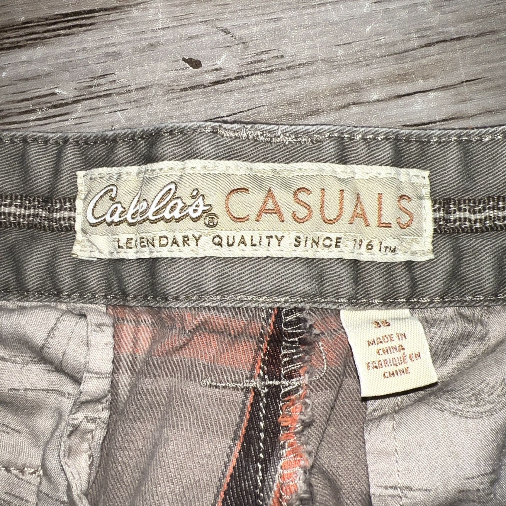 Vintage Cabela's Casuals Orange Plaid Cargo Shorts Mens Size 36 Size US 36 / EU 52 - 5 Thumbnail