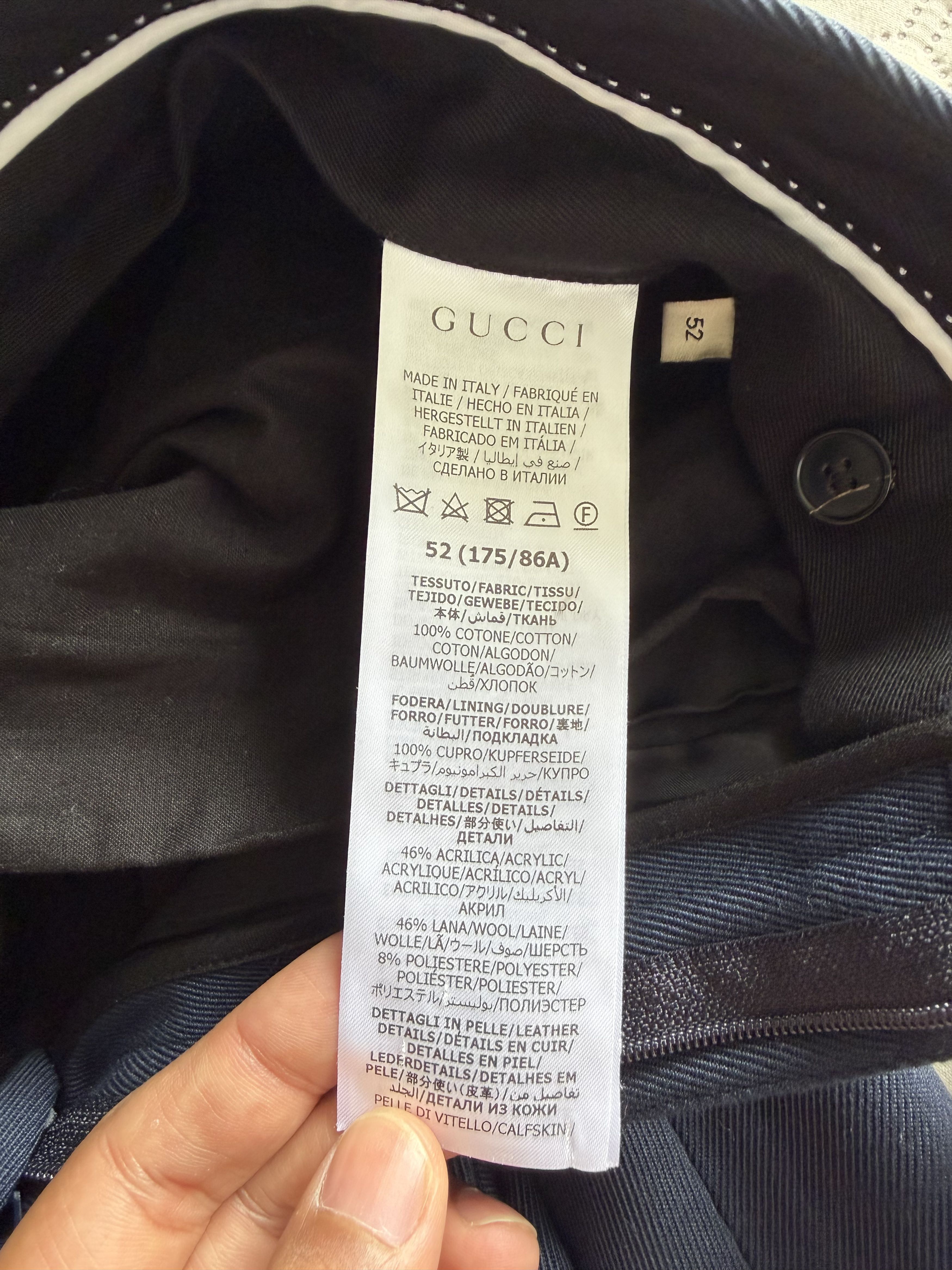 Gucci Blue Gucci Trousers Size 34R - 5 Thumbnail