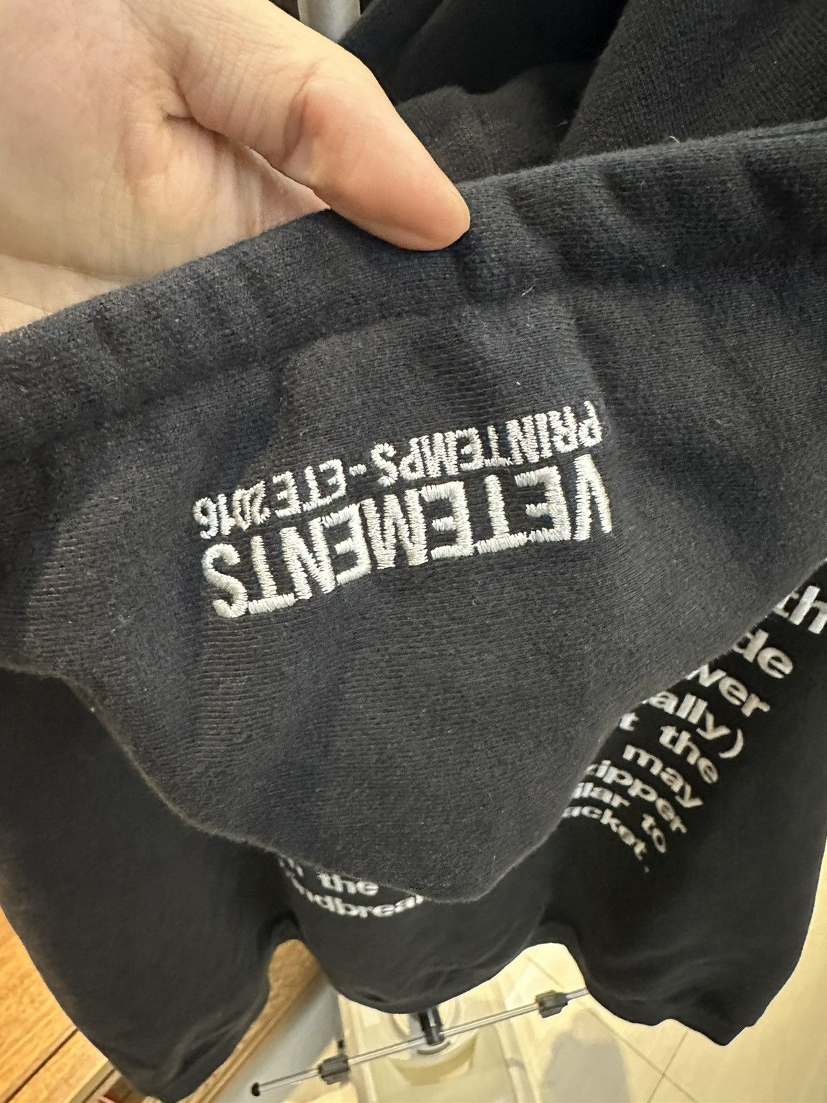 Vetements vetements definition hoodie Size US S / EU 44-46 / 1 - 3 Thumbnail