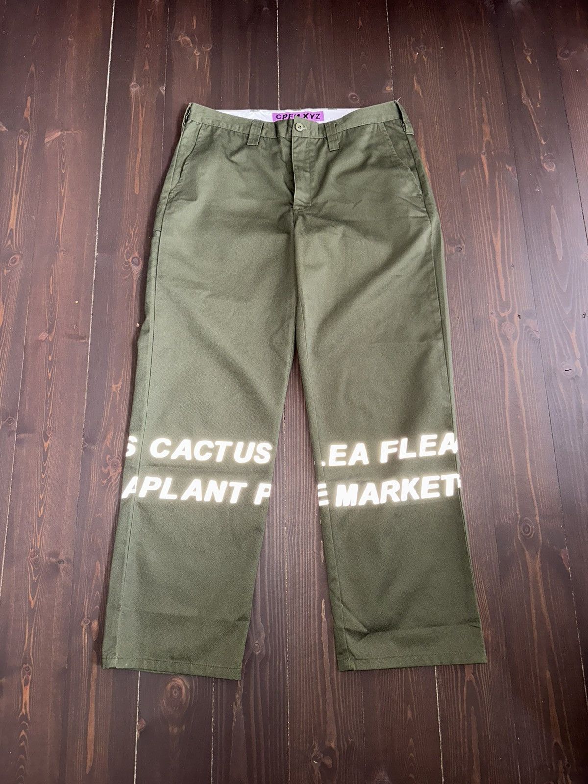 Cactus Plant Flea Market × Human Made Cactus Plant Flea Market Olive Pants Size US 33 - 9 Thumbnail