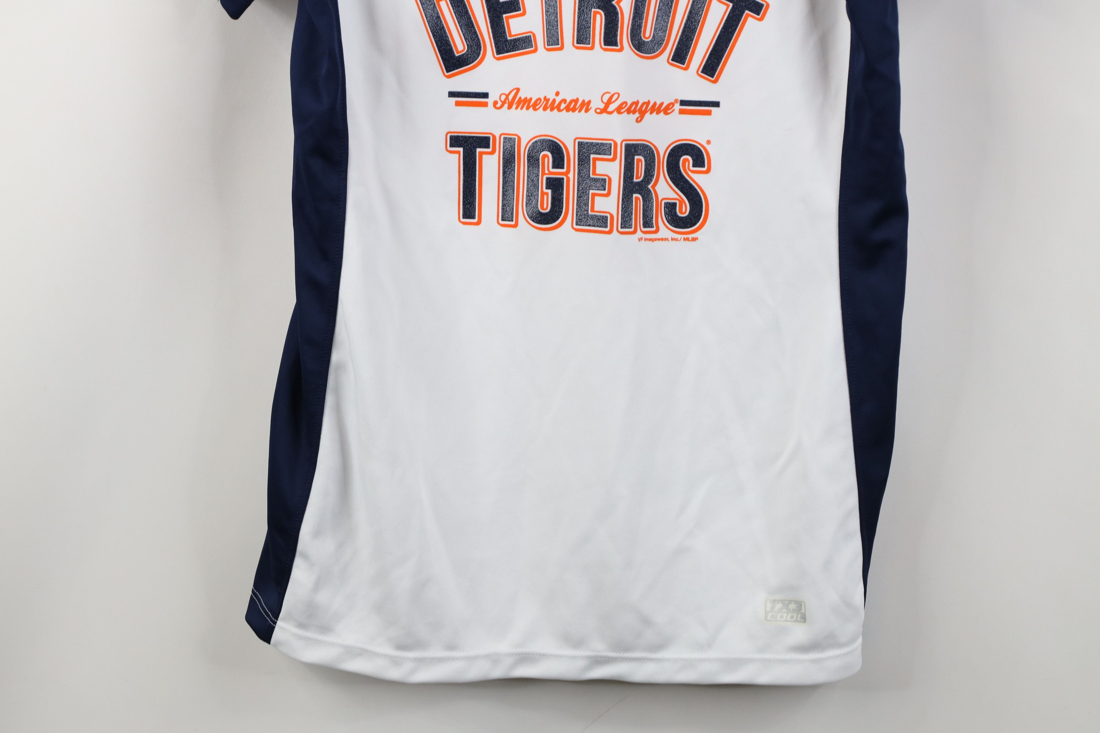 Vintage Deadstock Y2K MLB Tigers Baseball Jersey T-Shirt White Size M / US 6-8 / IT 42-44 - 3 Thumbnail