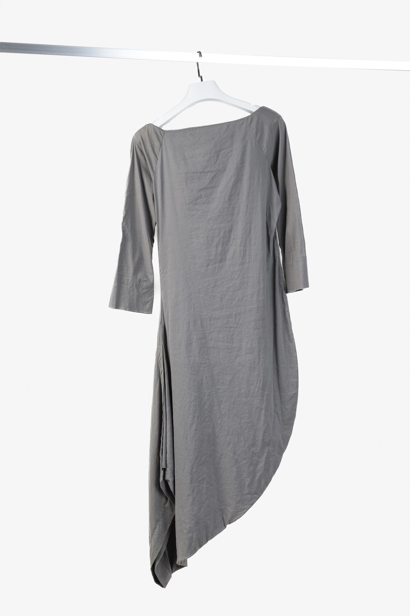 Annette Gortz Annette Gortz Grey Asymmetrical Sculpture Dress Size M / US 6-8 / IT 42-44 - 2 Thumbnail