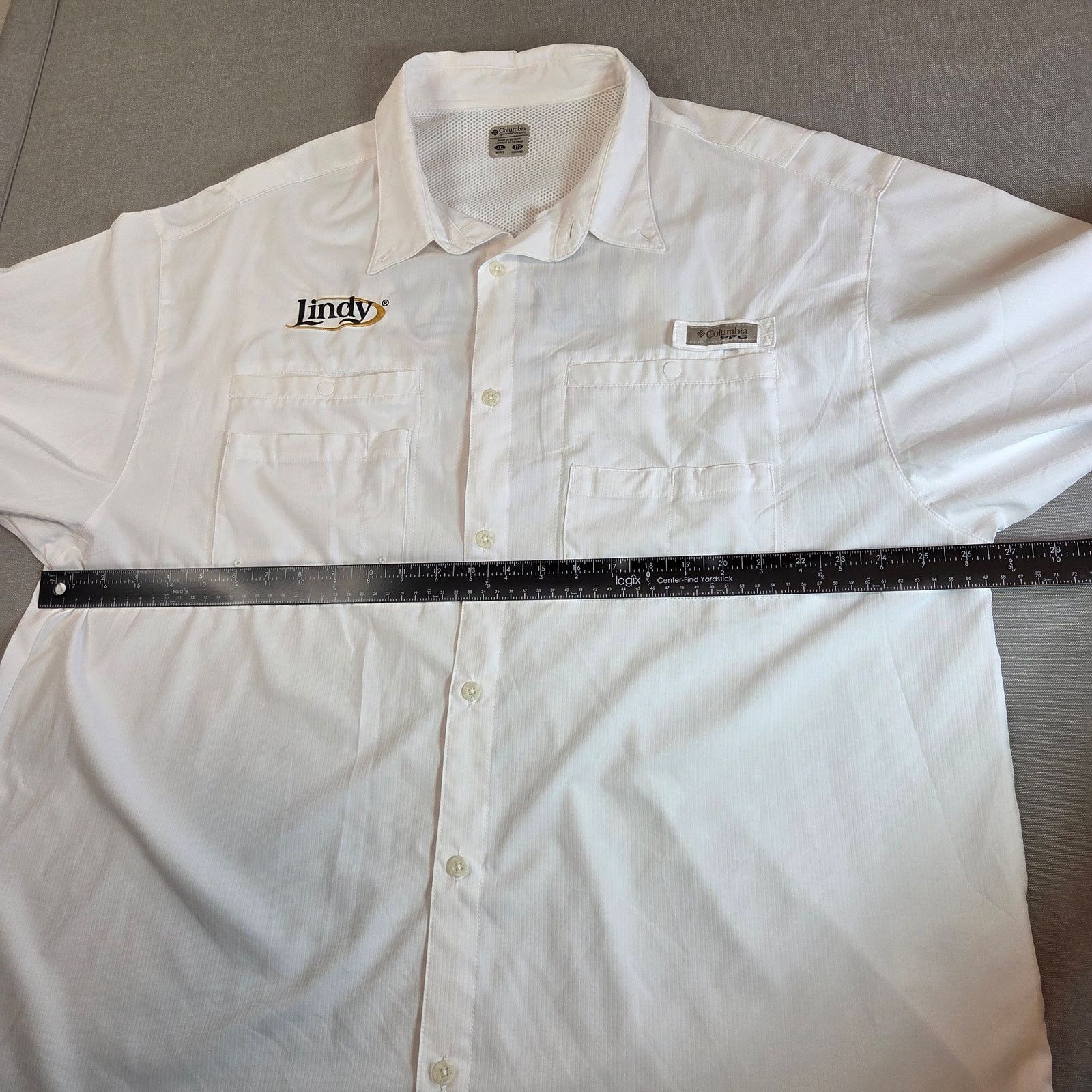 Columbia Columbia PFG Lindy Omni-Shade White Fishing Shirt XXL Size US XXL / EU 58 / 5 - 8 Thumbnail
