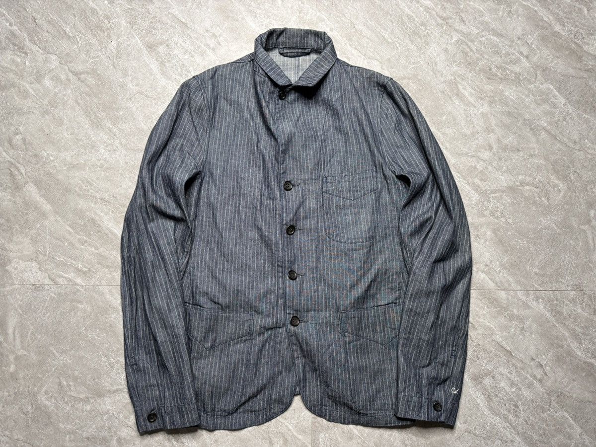 45rpm 45RPM Pinstripe Indigo Jacket & Pants Set Size US 31 - 2 Thumbnail