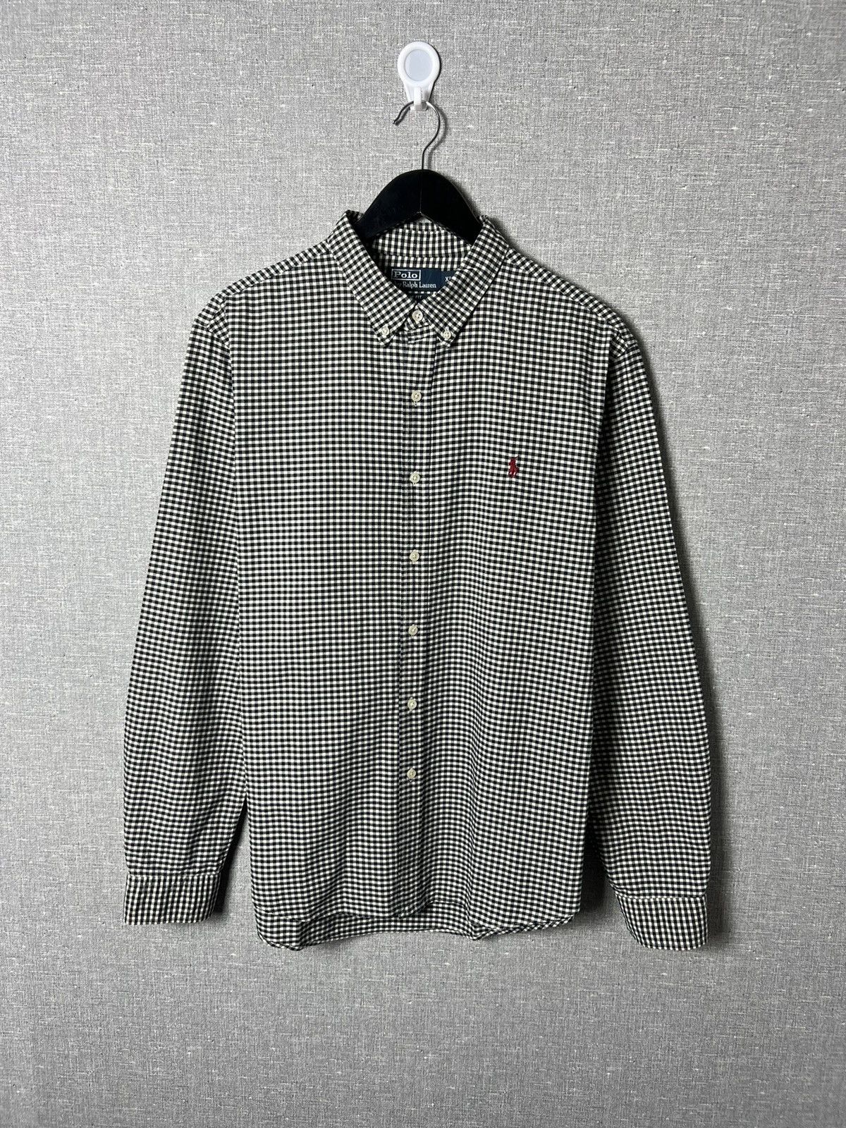 Polo Ralph Lauren Vintage Polo Ralph Lauren Checkered Long Sleeve Button Shirt Size US XL / EU 56 / 4 - 1 Thumbnail