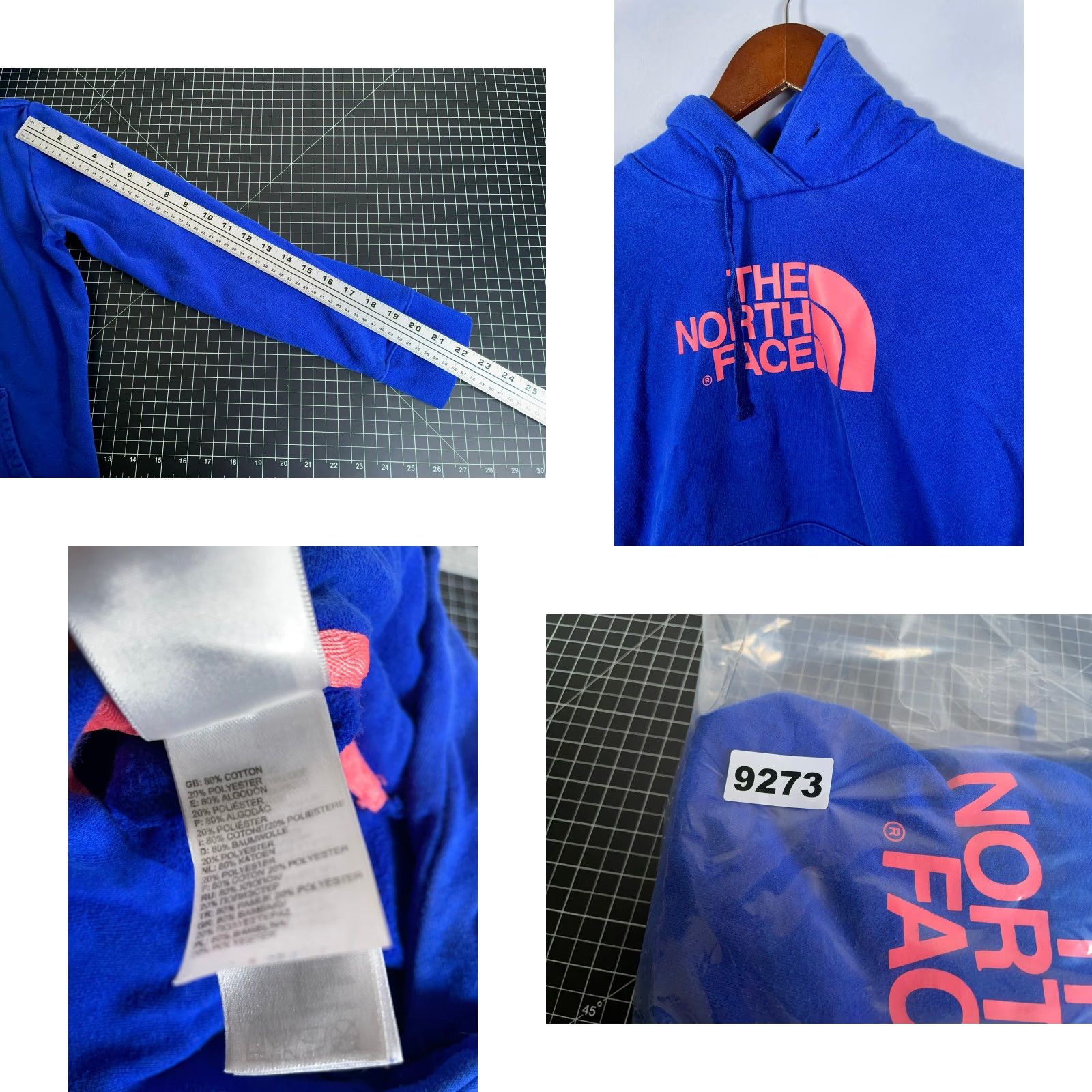 The North Face The North Face Hoodie Adult Medium Blue Logo Graphic Print Drawstring Sweatshirt Womens Size M / US 6-8 / IT 42-44 - 8 Thumbnail