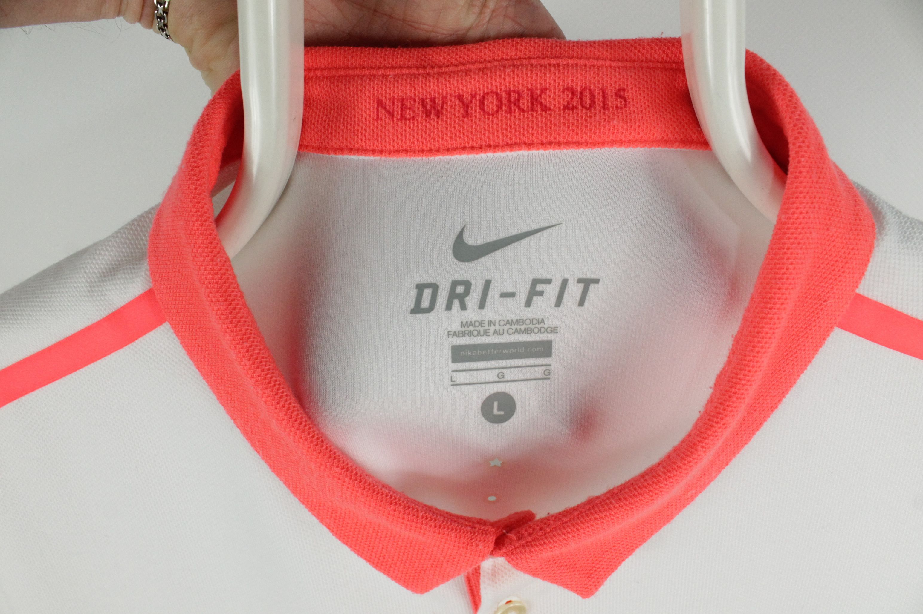 Nike Roger Federer Nike RF Tennis Polo Shirt 2015 US Open Size US L / EU 52-54 / 3 - 5 Thumbnail