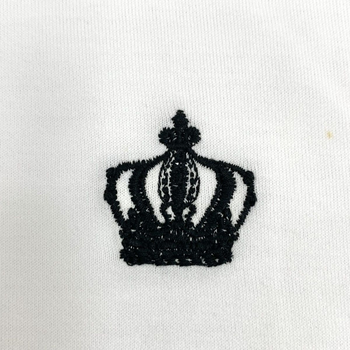 Dolce & Gabbana Dolce & Gabbana White Crown Embroidered T-shirt K26WX Size US XS / EU 42 / 0 - 5 Thumbnail