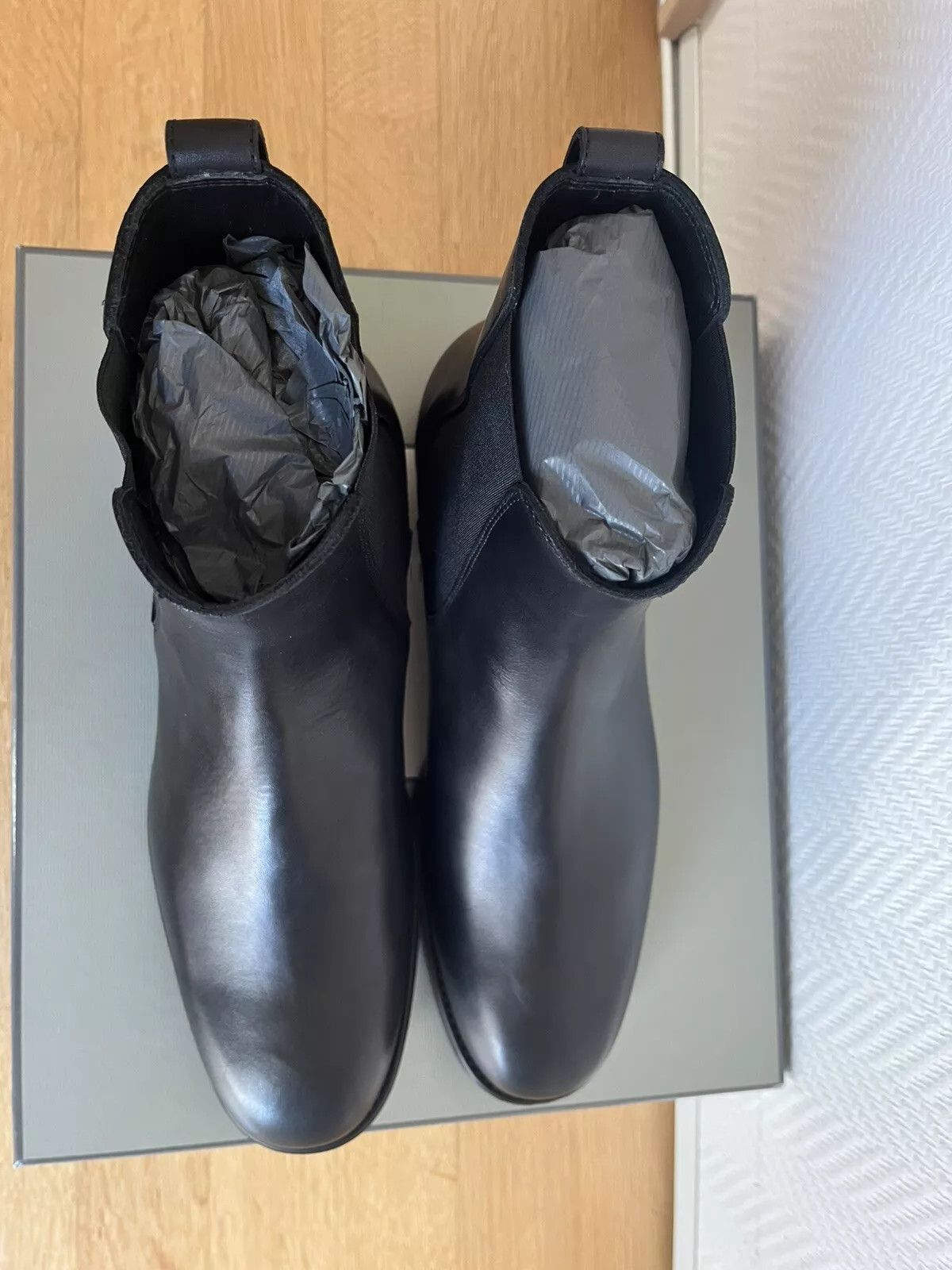 Tom Ford o1rshd1 Chelsea Boots in bordeaux Size US 11.5 / EU 44-45 - 11 Thumbnail