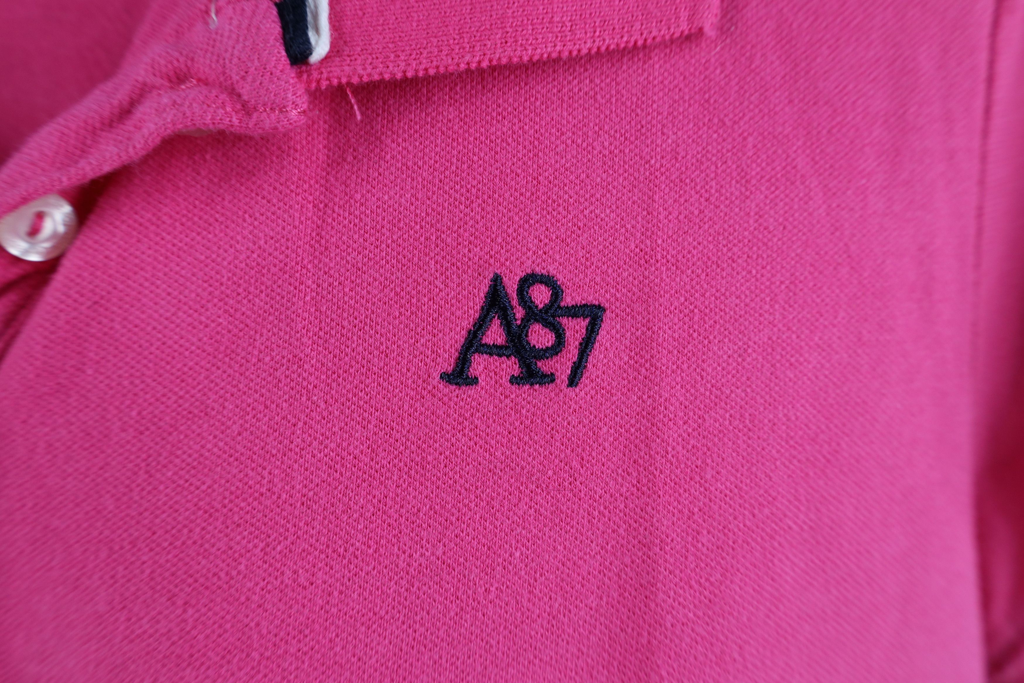 Aeropostale Vintage Y2K Aeropostale Babydoll Collared Polo Shirt Pink Size L / US 10 / IT 46 - 4 Thumbnail
