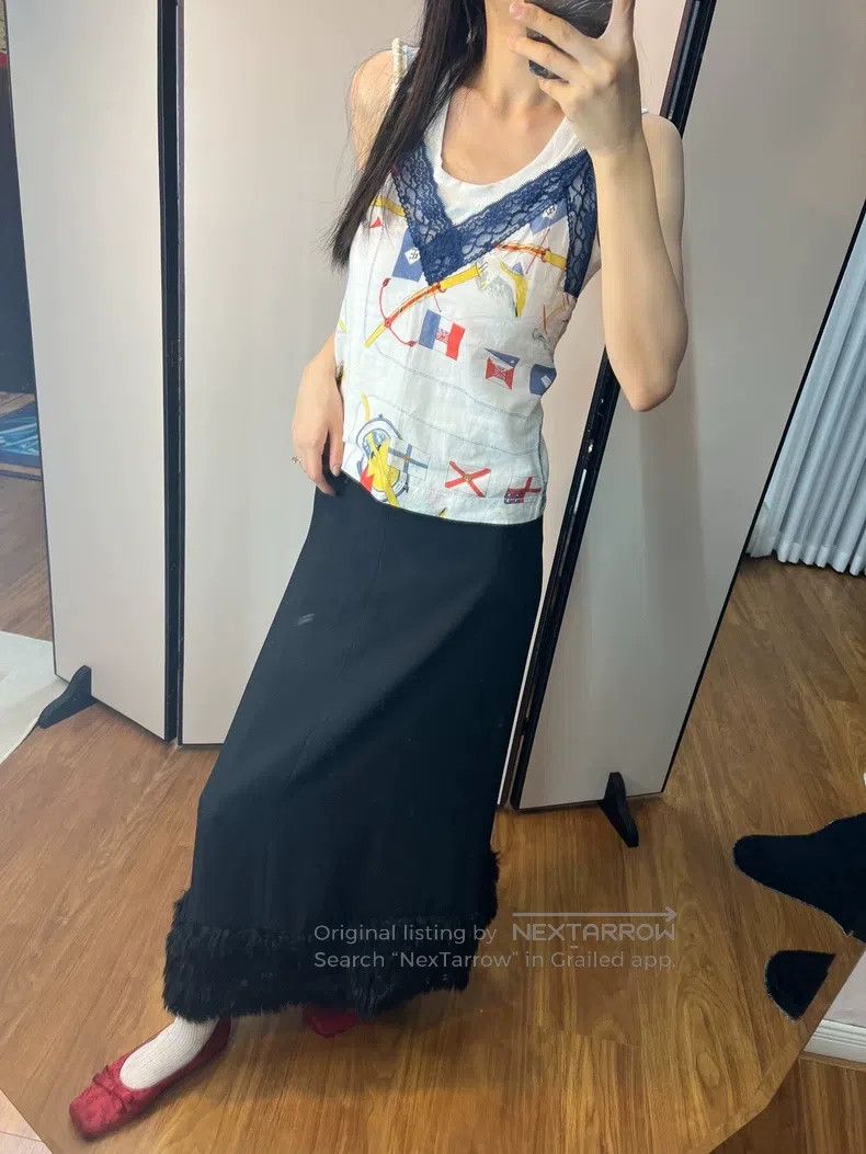 Comme des Garcons Comme des Garcons size M Ruffled Long Skirt Size 23" - 8 Thumbnail