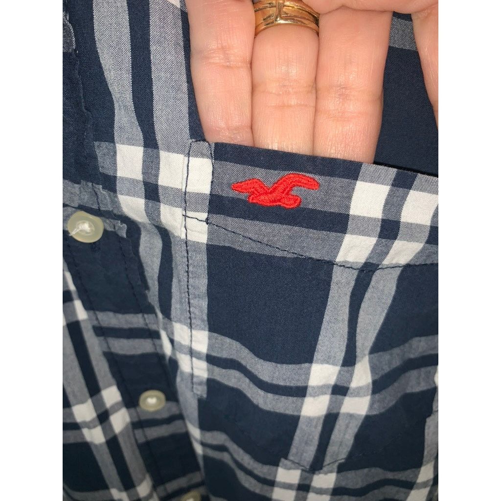 Hollister Set of 2 Hollister Men's Plaid Long Sleeve Button-Down Shirt Size US M / EU 48-50 / 2 - 5 Thumbnail