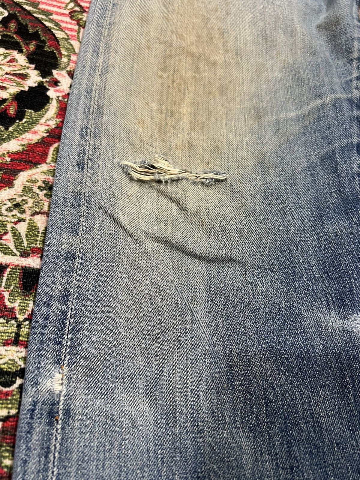 Levi's VINTAGE LEVIS 505 E LVC SELVEDGE DISTRESSED WASHED JEANS Size US 32 / EU 48 - 4 Thumbnail