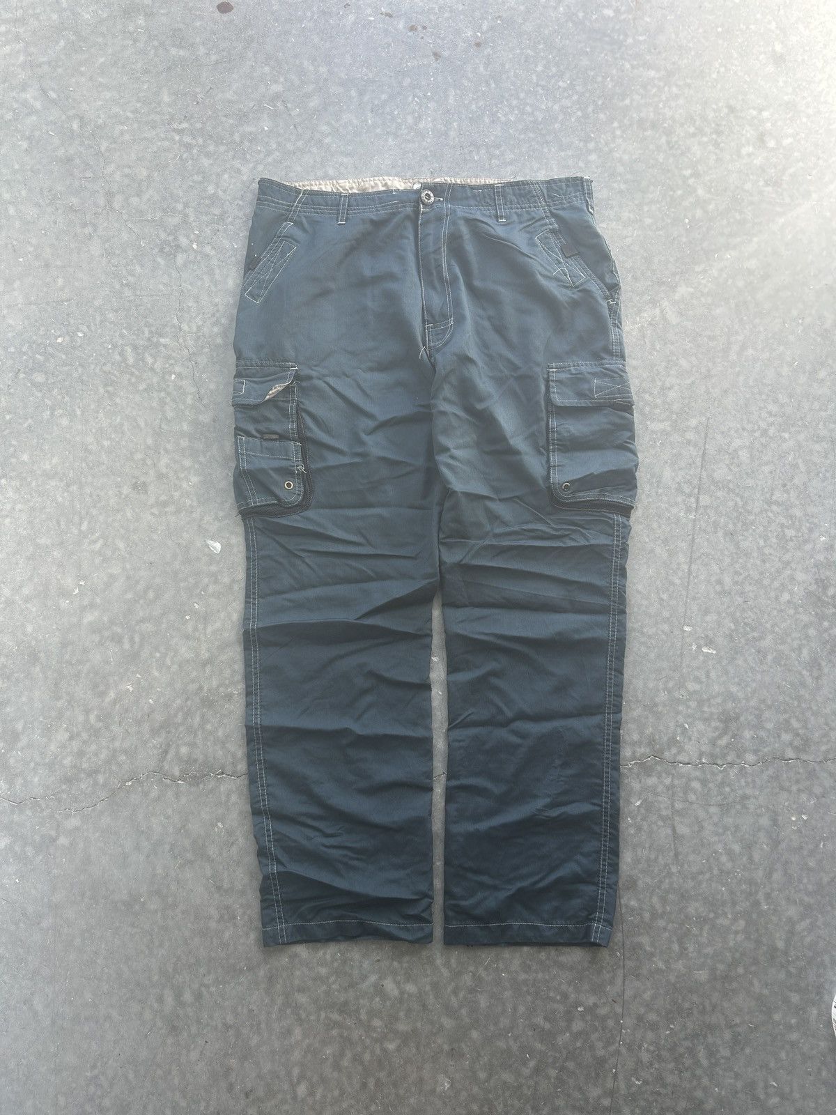 Vintage Vintage Y2K Fiend Cargo Pants Ganesha Embroidered Om Size US 35 - 5 Thumbnail