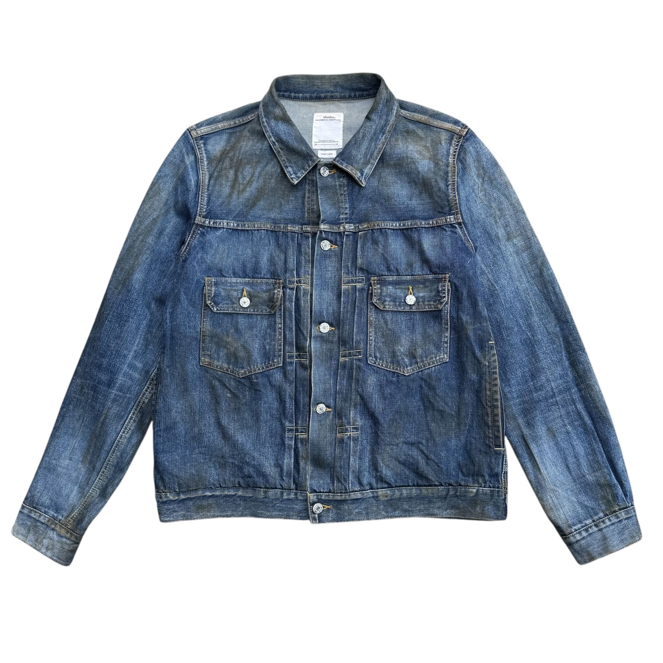 Visvim Visvim 101 19aw Dry Dmgd-1000 Denim Jacket Size US XL / EU 56 / 4 - 2 Thumbnail