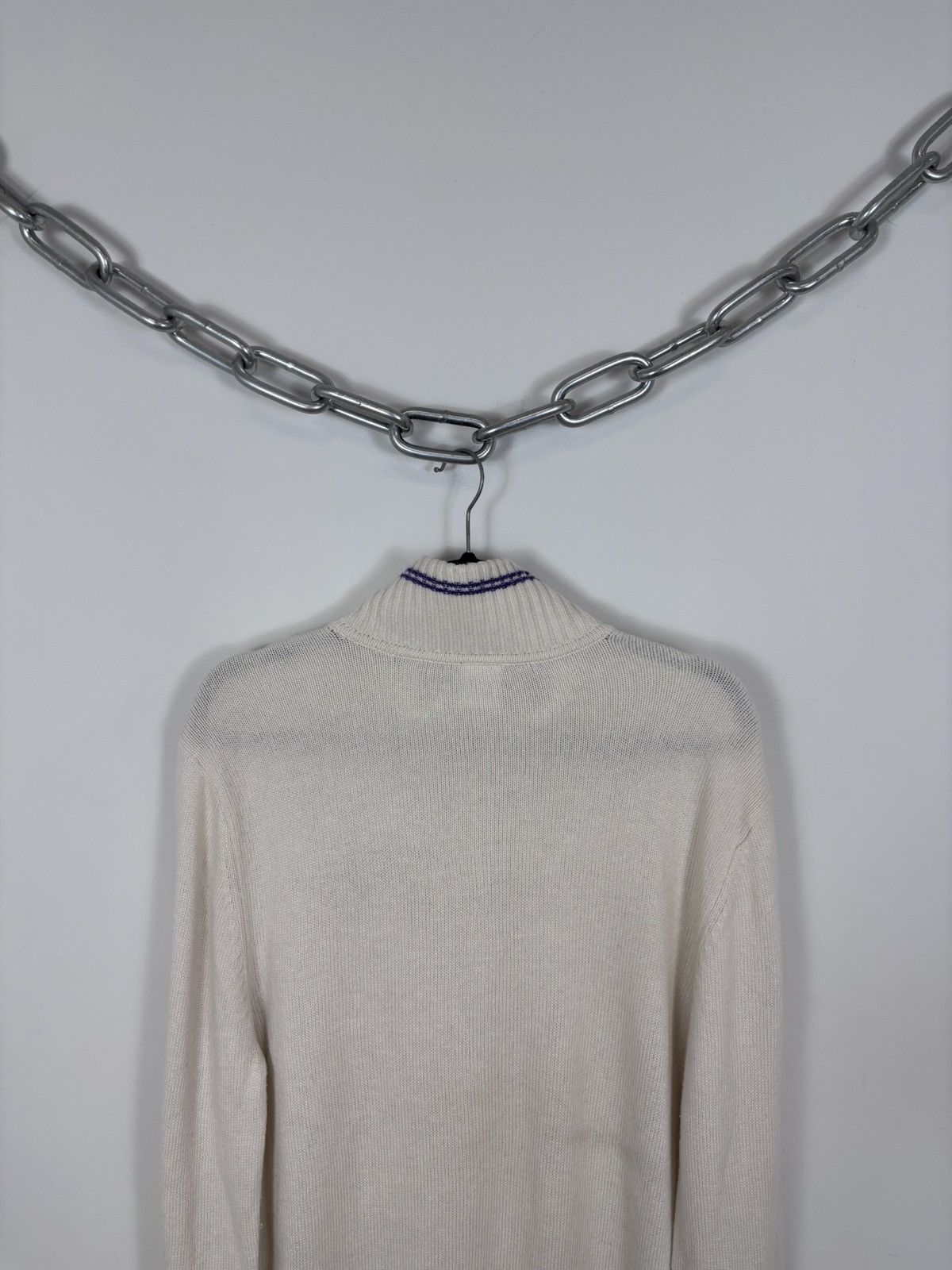 Nike Nike Roger Federer RF 2012 Wimbledon Q-Zip Cashmere Sweater Size US L / EU 52-54 / 3 - 19 Thumbnail