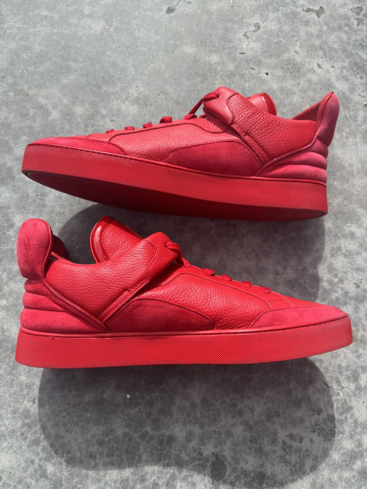 Louis Vuitton LOUIS VUITTON DON X KANYE WEST RED SNEAKERS SZ 13 LV / 14-15 Size US 13 / EU 46 - 2 Thumbnail