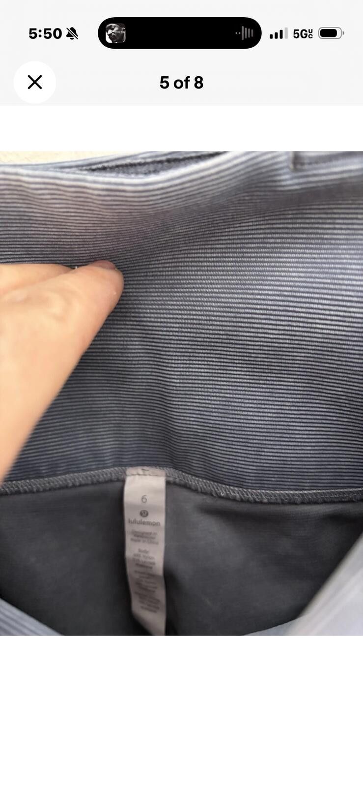 Lululemon Lululemon Athletica ribbed Leggings Size 28" / US 6 / IT 42 - 4 Thumbnail