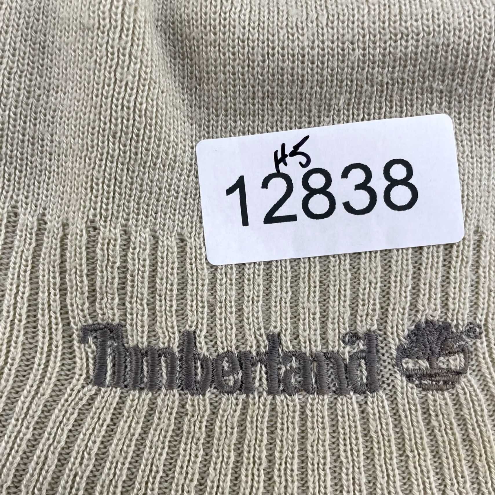 Timberland Timberland Beanie Hat Cap Beige Chunky Outdoor Streetwear Workwear 90's Skater Unisex Adults One Size Beanie Womens Mens Size ONE SIZE - 7 Thumbnail