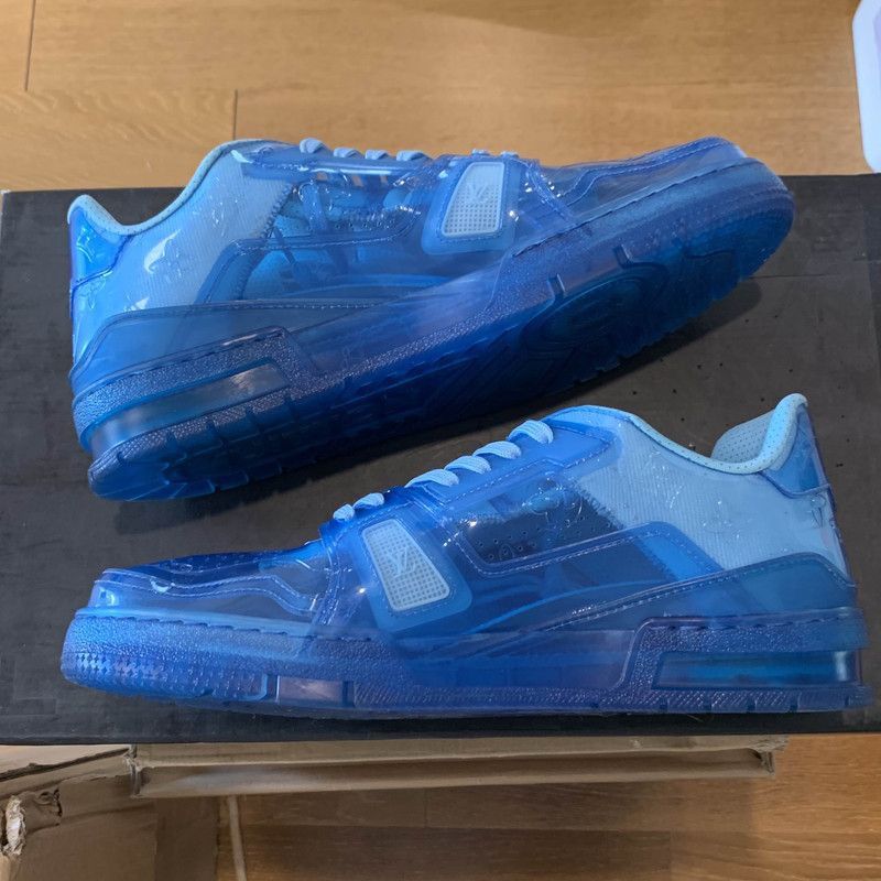Louis Vuitton Louis Vuitton Trainer Transparent Blue Fashion Sneakers -25 Size US 9 / EU 42 - 7 Thumbnail