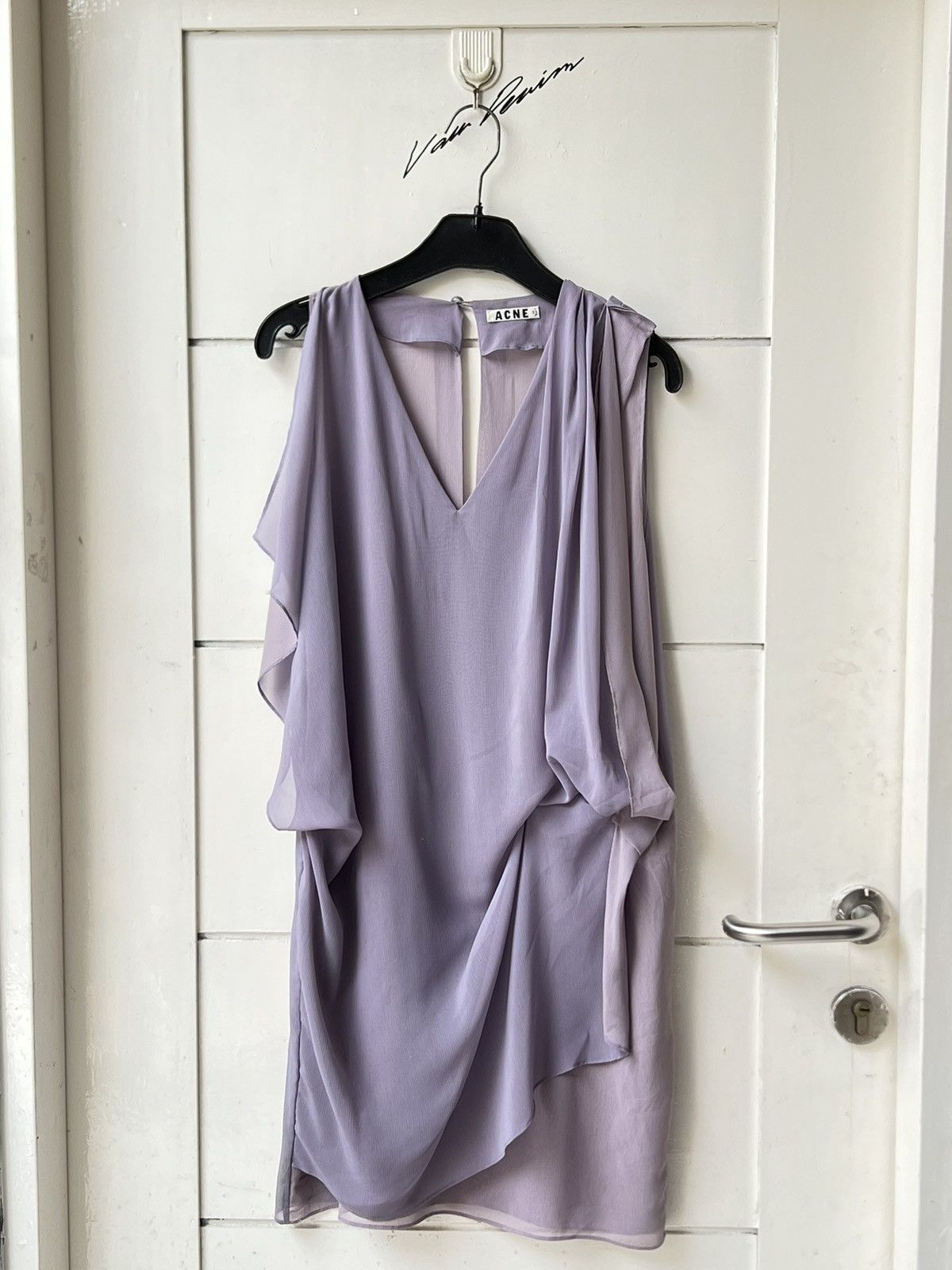 Acne Studios ACNE Purple Midi Dress Size S / US 4 / IT 40 - 1 Thumbnail