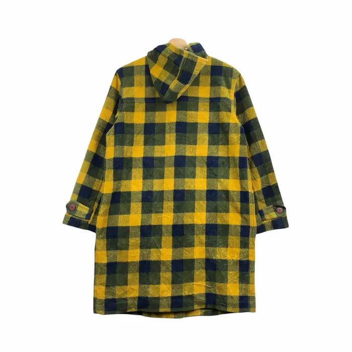 Vintage Vtg PIKO HAWAIIAN LONGBOARD Duffle Jacket Plaids Checks Nova Size M / US 6-8 / IT 42-44 - 3 Thumbnail