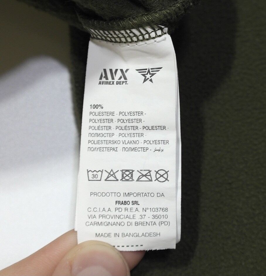 Avirex Avirex Fleece Zip Jacket Women's Sz XL Size XL / US 12-14 / IT 48-50 - 5 Thumbnail