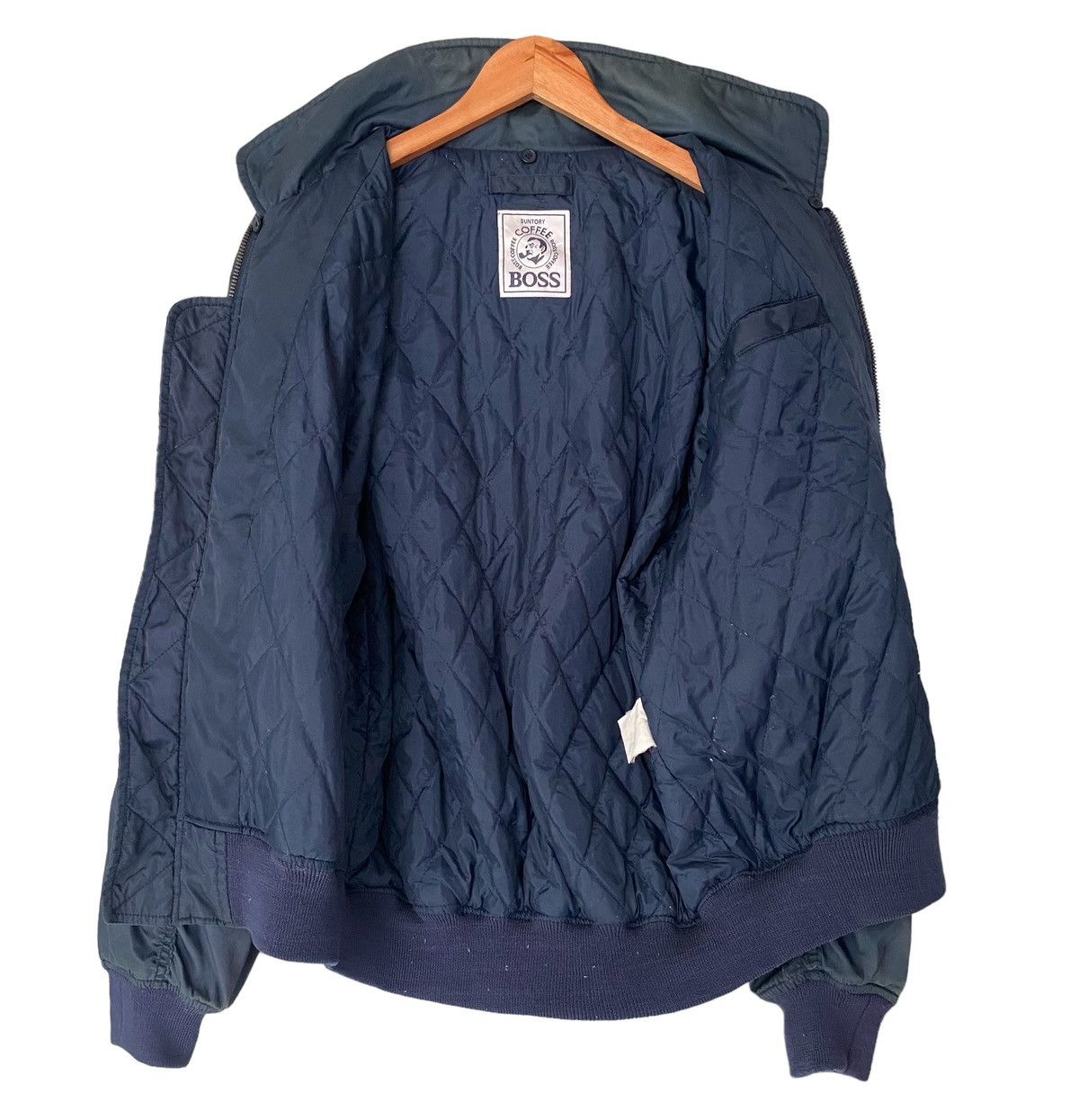 Japanese Brand Vintage SUNTORY BOSS coffee Bomber Jacket Size US M / EU 48-50 / 2 - 9 Thumbnail