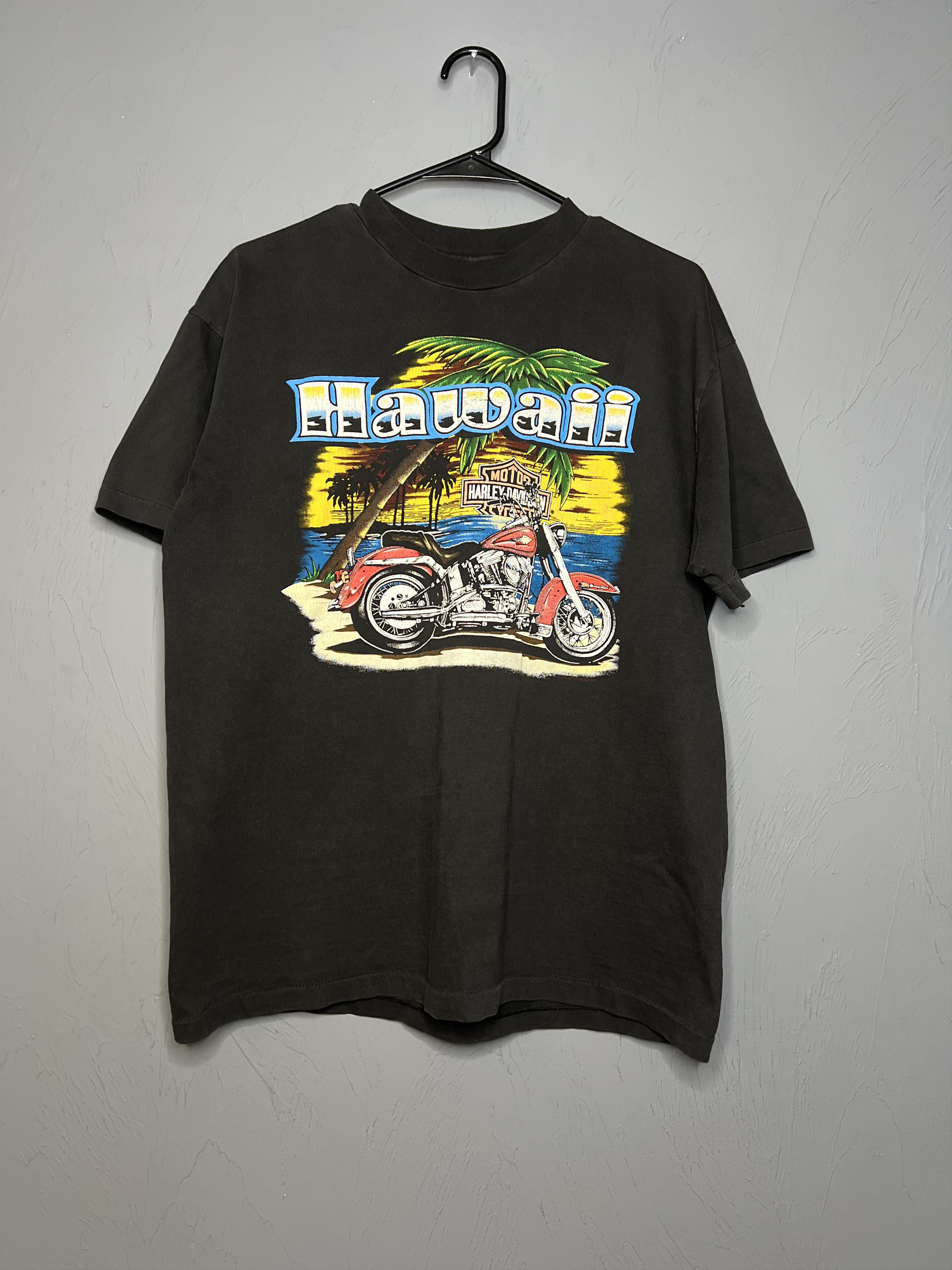 Harley Davidson *VINTAGE* Harley Davidson Shirt Maui Kahului, Hawaii Size US L / EU 52-54 / 3 - 1 Thumbnail