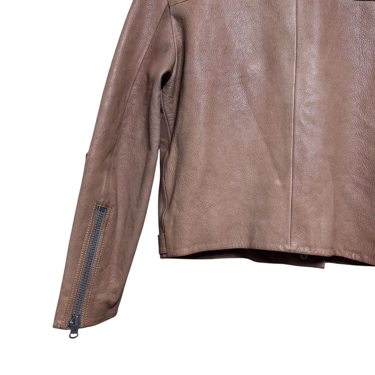 Acne Studios Acne Studios Leather Biker Jacket Goatskin Size XS / US 0-2 / IT 36-38 - 10 Thumbnail