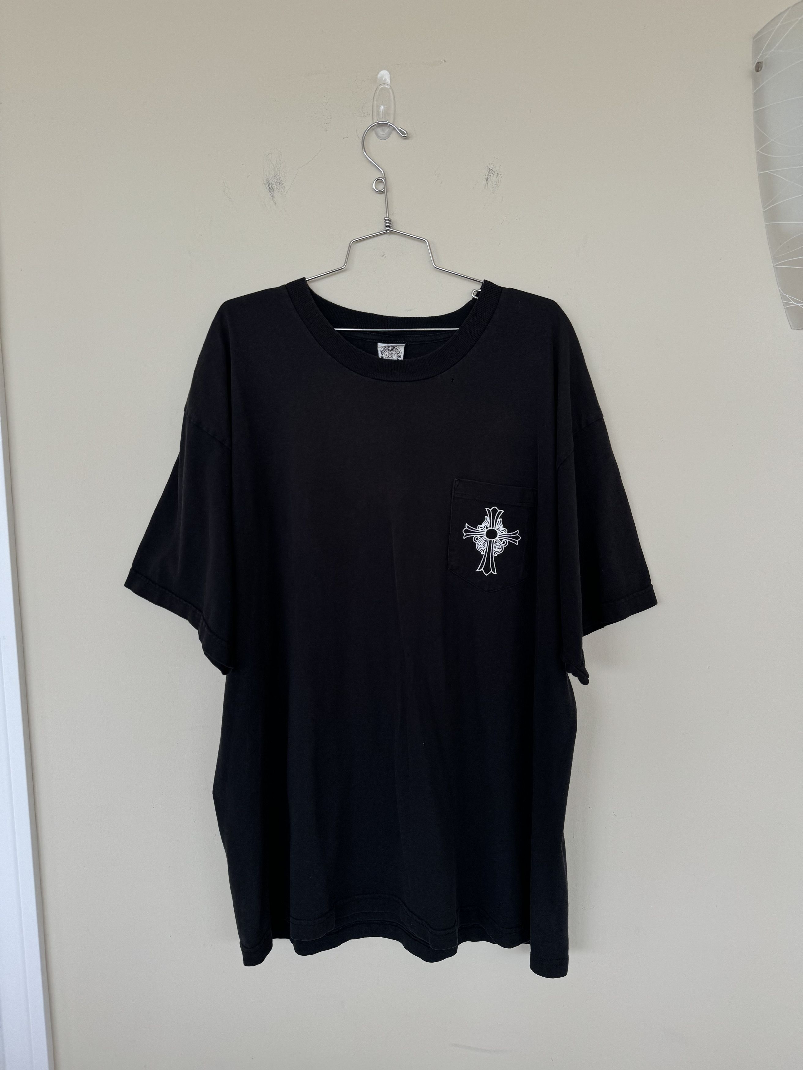 image of 1997 Nyc Opening Day Chrome Hearts Shirt in Black, Men's (Size 2XL)