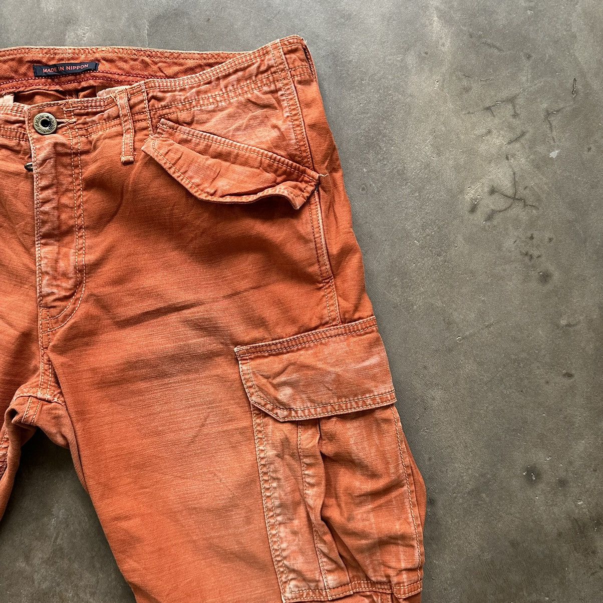 Japanese Brand Vtg Made In Nippon Surplus Blueway Multipocket Cargo Pants Size US 35 - 5 Thumbnail
