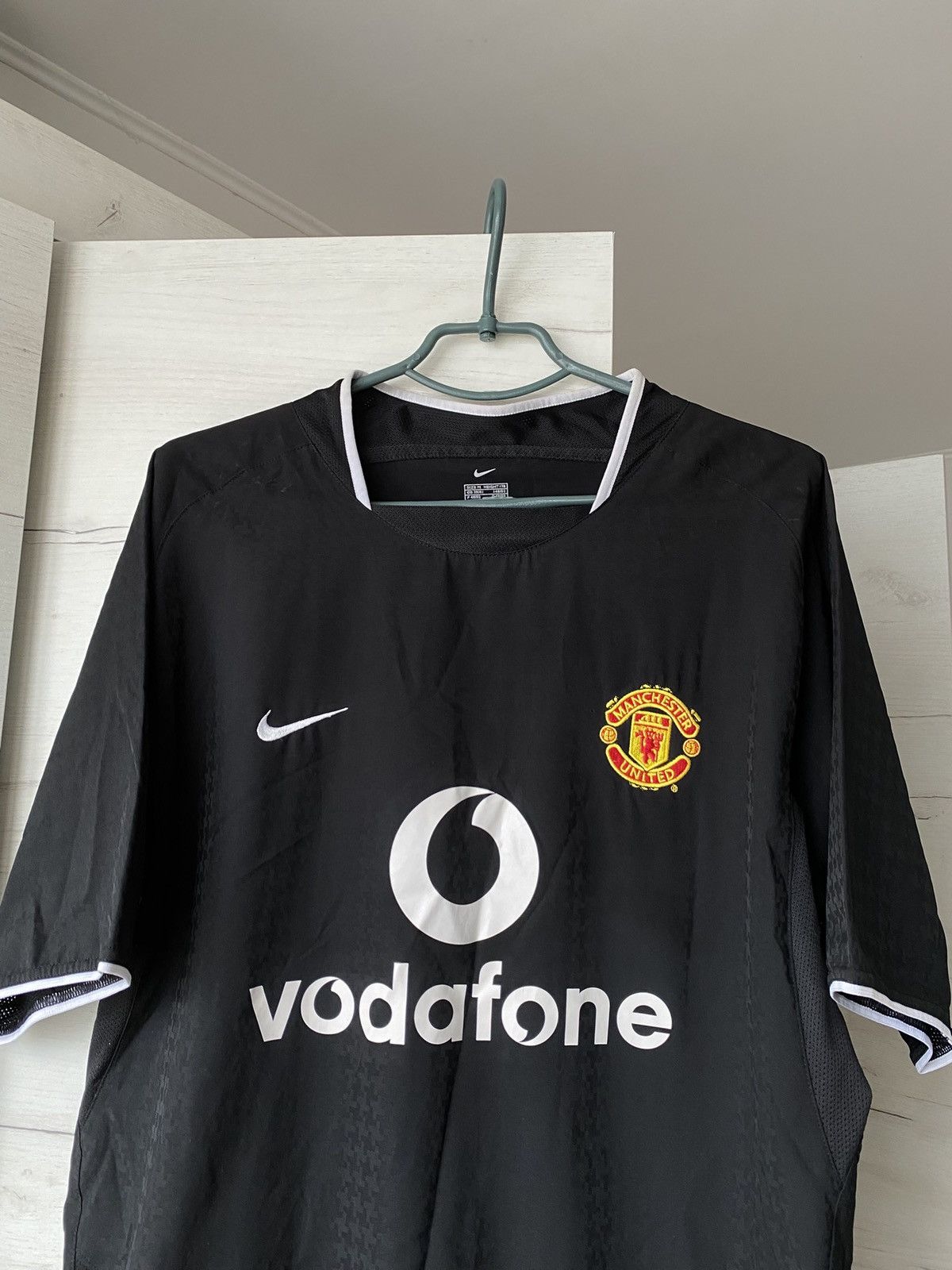 Nike Nike Man United 03-05 Away Vodafone Black Jersey M Size US M / EU 48-50 / 2 - 2 Thumbnail