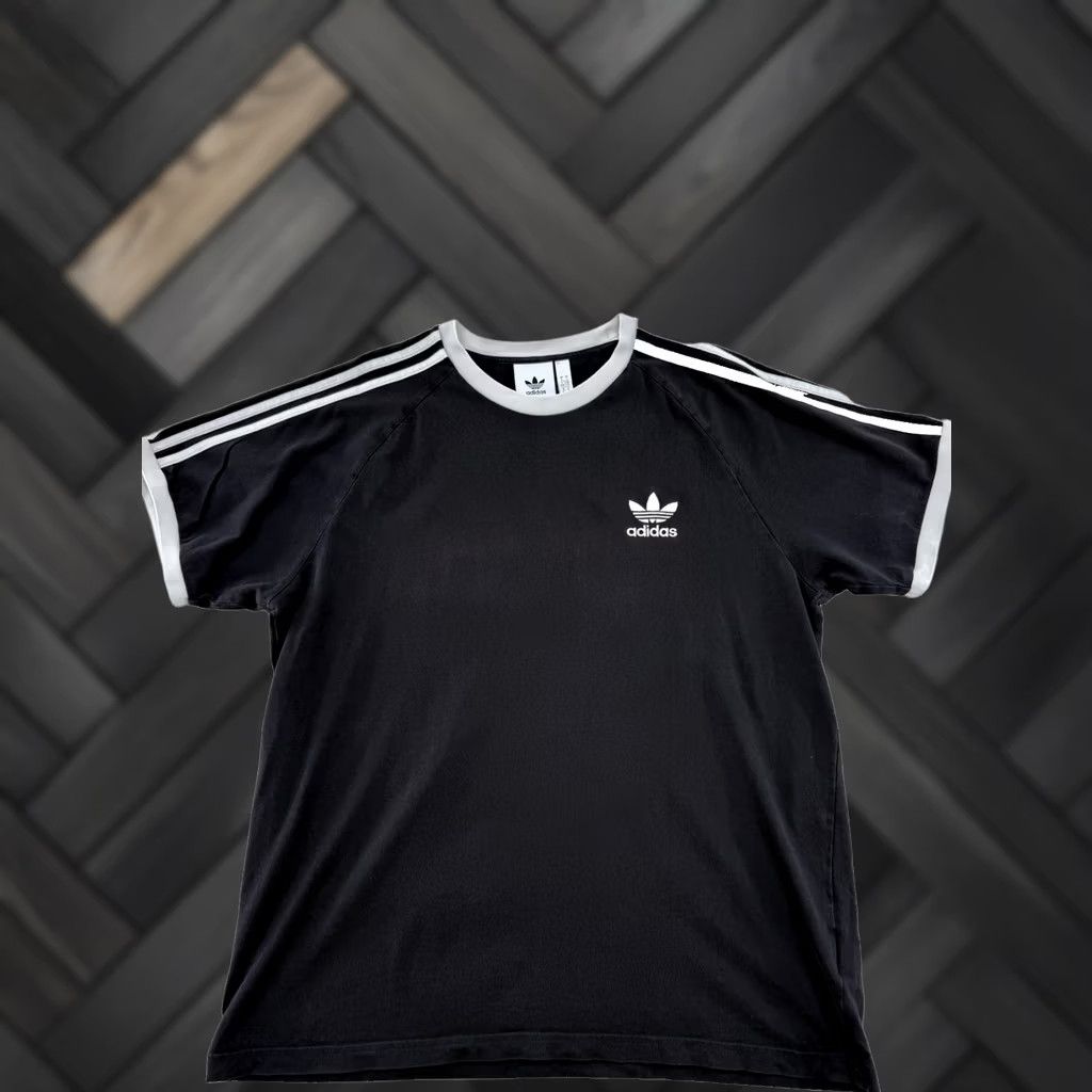 Adidas Adidas Black 3-Stripes T-Shirt L Unisex Size US L / EU 52-54 / 3 - 1 Thumbnail