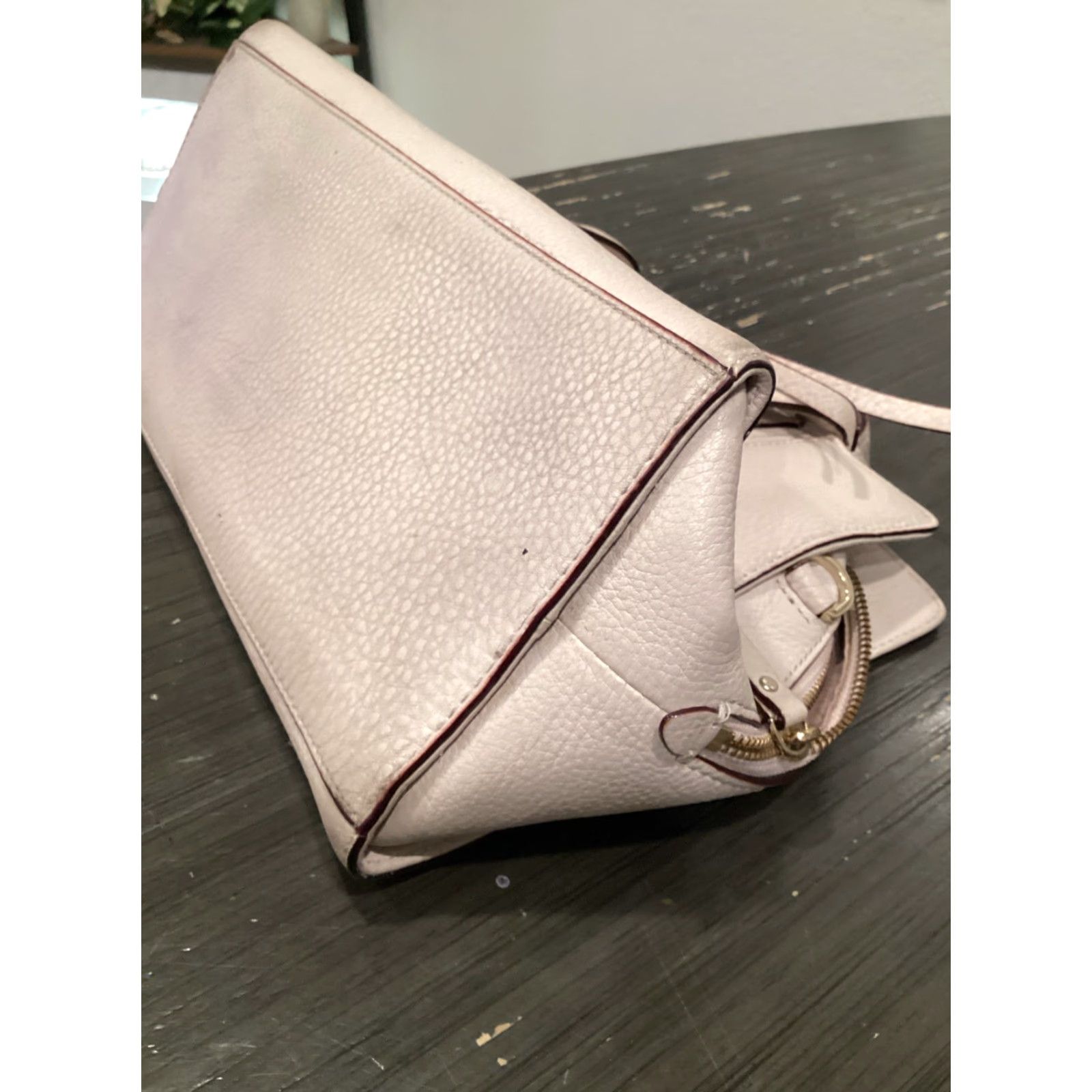 Vintage KATE SPADE Leather Satchel Handbag Pink Women Size ONE SIZE - 5 Thumbnail