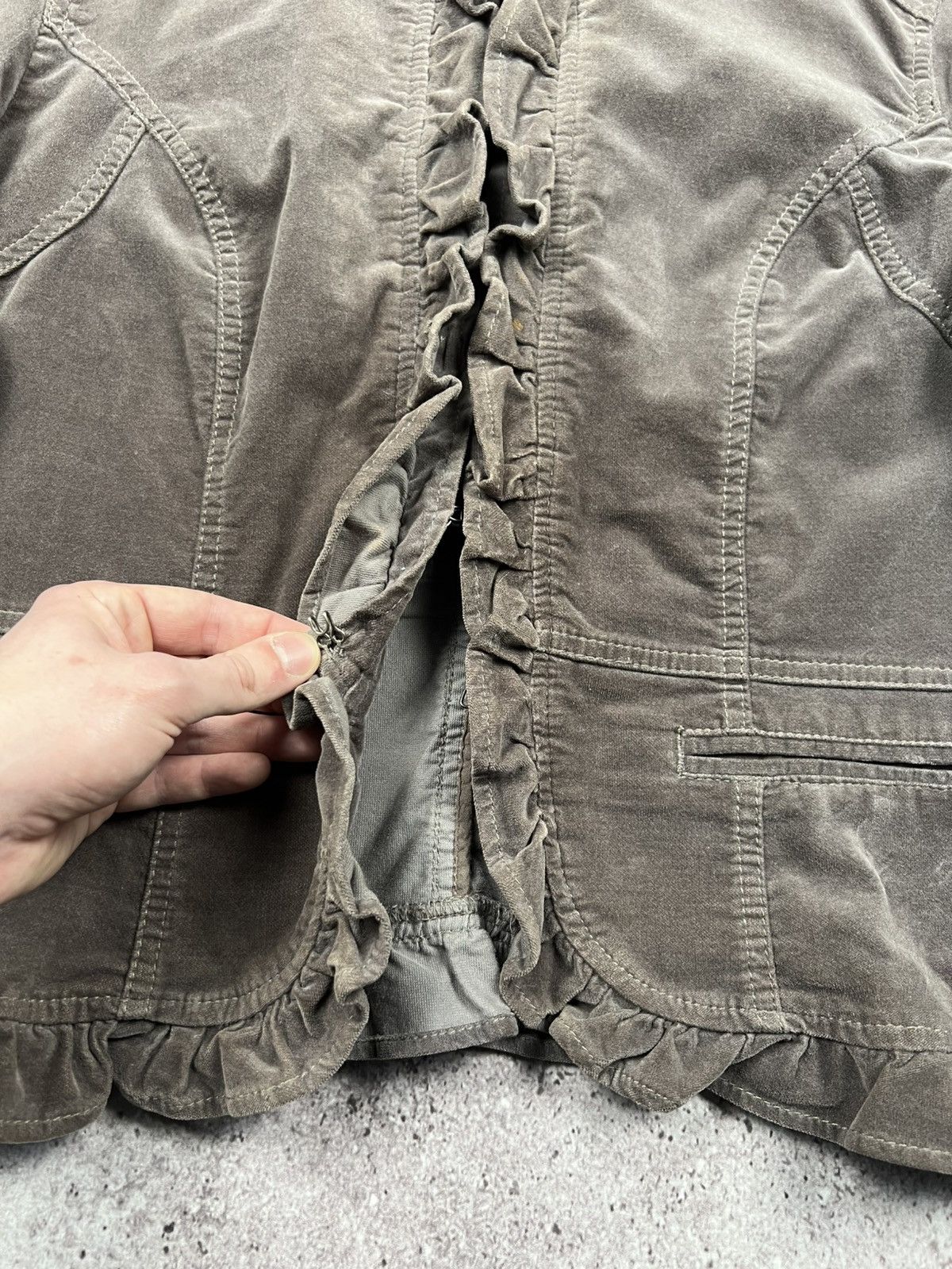 Japanese Brand Vintage Y2K Japanese Flared Napoleon Style Blazer Jacket Size XL / US 12-14 / IT 48-50 - 6 Thumbnail