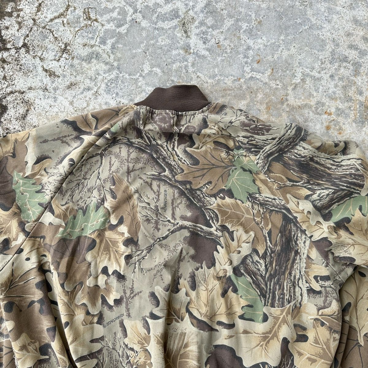 Realtree 90s Realtree Hunter outdoor Varsity Bomber Flight jacket Size US L / EU 52-54 / 3 - 5 Thumbnail