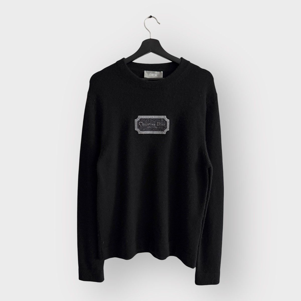 Dior STEAL! Dior Cashmere Couture Box Logo Sweater (M) Size US M / EU 48-50 / 2 - 1 Thumbnail