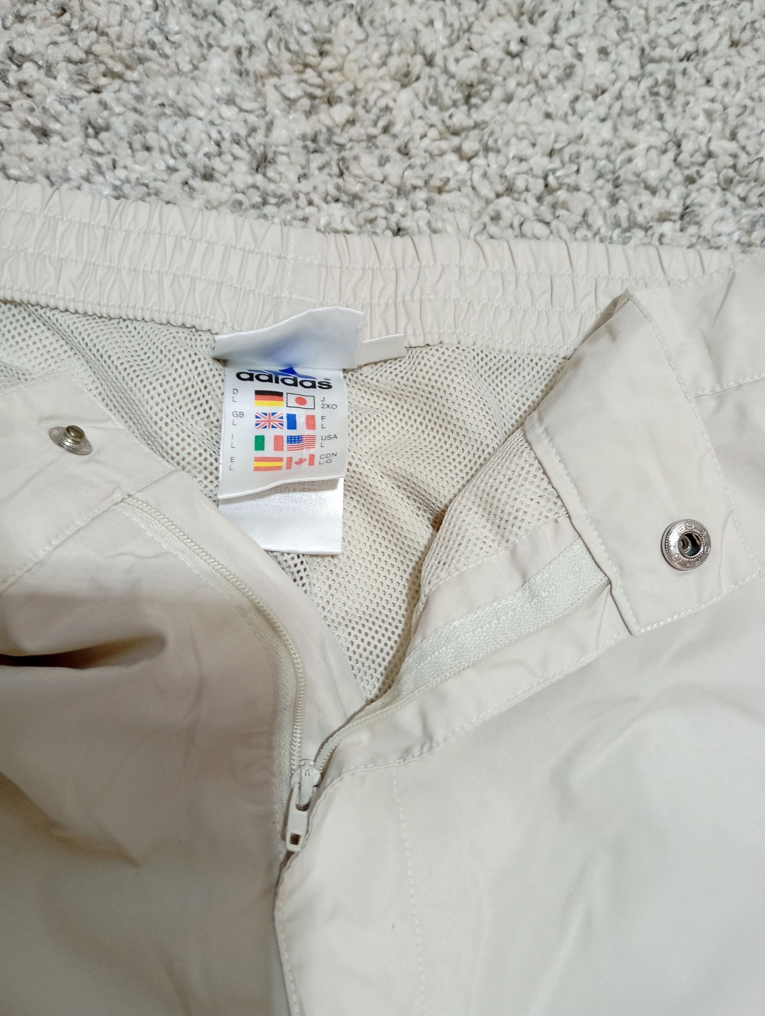 Adidas Adidas 00s Vintage Nylon Baggy Drill Joggers Pants Y2K Size US 33 - 13 Thumbnail
