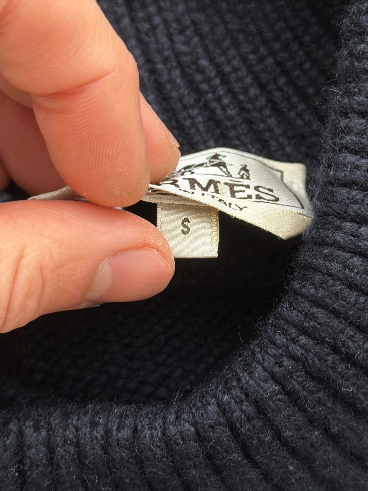 Hermes $3600 FW19 Runway Cashmere Abstract Turtleneck Size US S / EU 44-46 / 1 - 7 Thumbnail