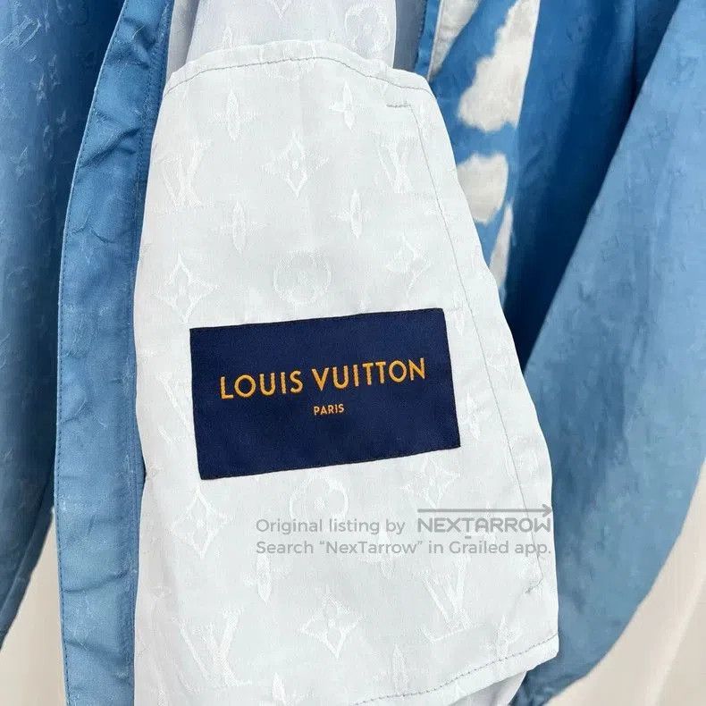 Louis Vuitton Louis Vuitton Blue Cloud Print Jacket. Size US M / EU 48-50 / 2 - 5 Thumbnail