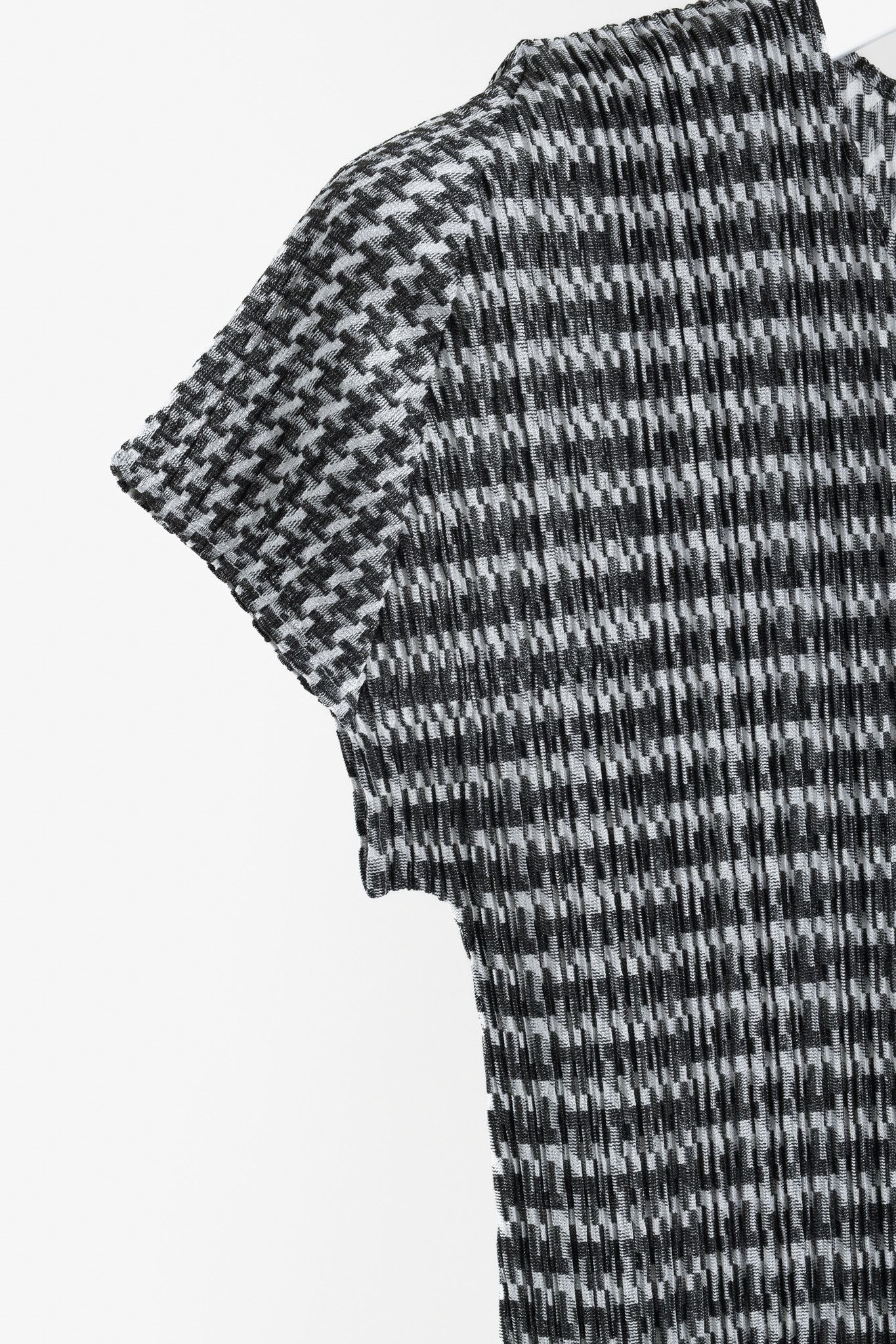 Pleats Please Issey Miyake Issey Miyake Pleats Please Houndstooth Pattern Maxi Dress Size M / US 6-8 / IT 42-44 - 4 Thumbnail