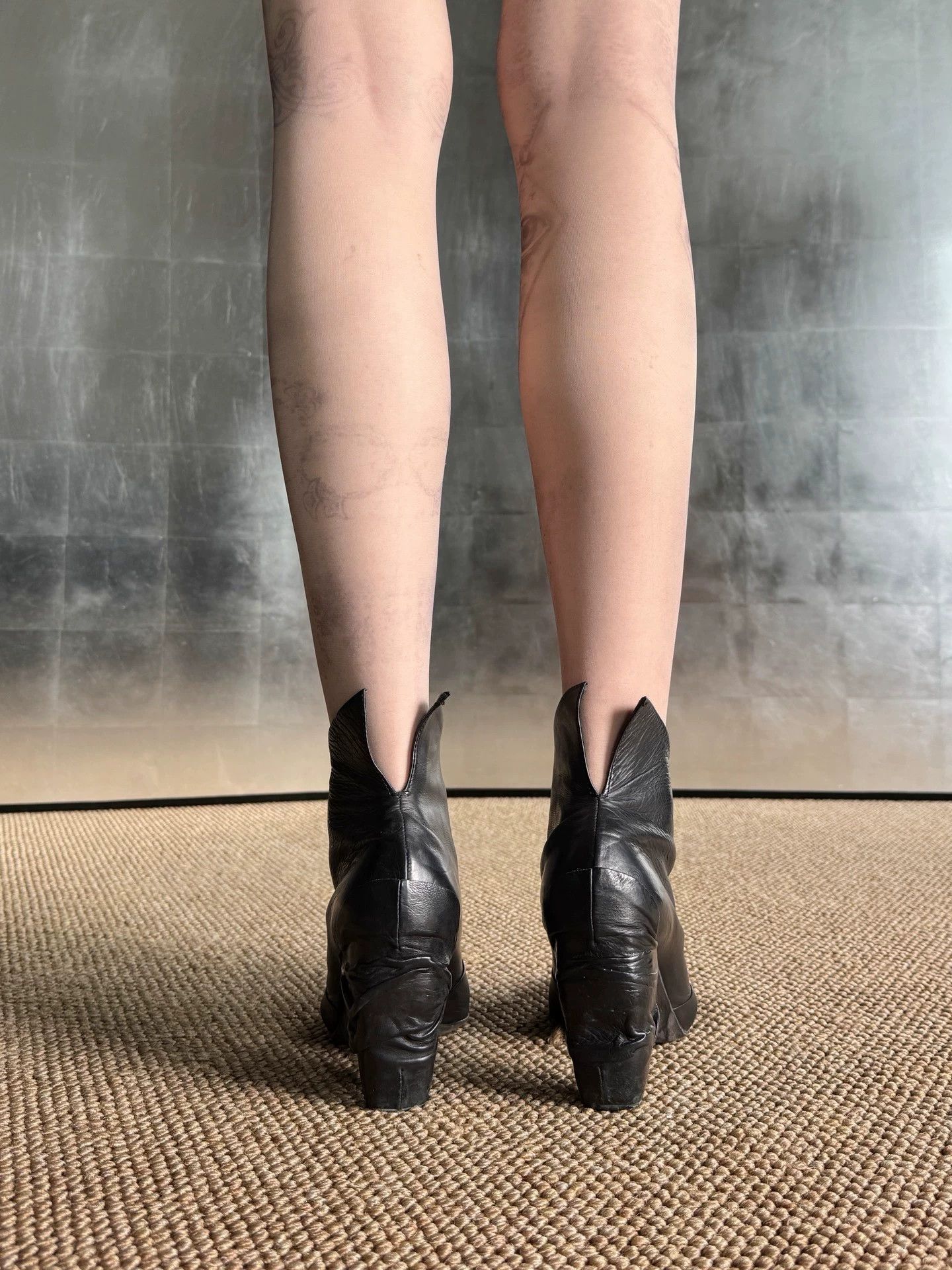 Other Vintage Italian Leather 8cm Heel High Heels Size US 8 / IT 38 - 4 Thumbnail