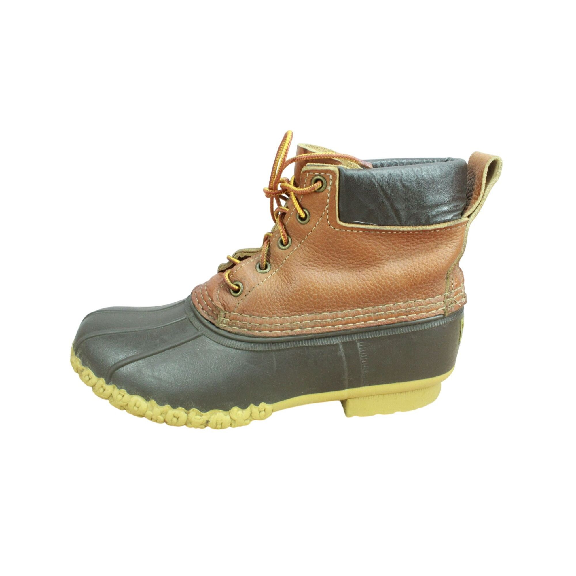 L.L. Bean LL Bean Brown Leather Waterproof Duck Boots Women's Size 9 Size US 9 / IT 39 - 1 Thumbnail