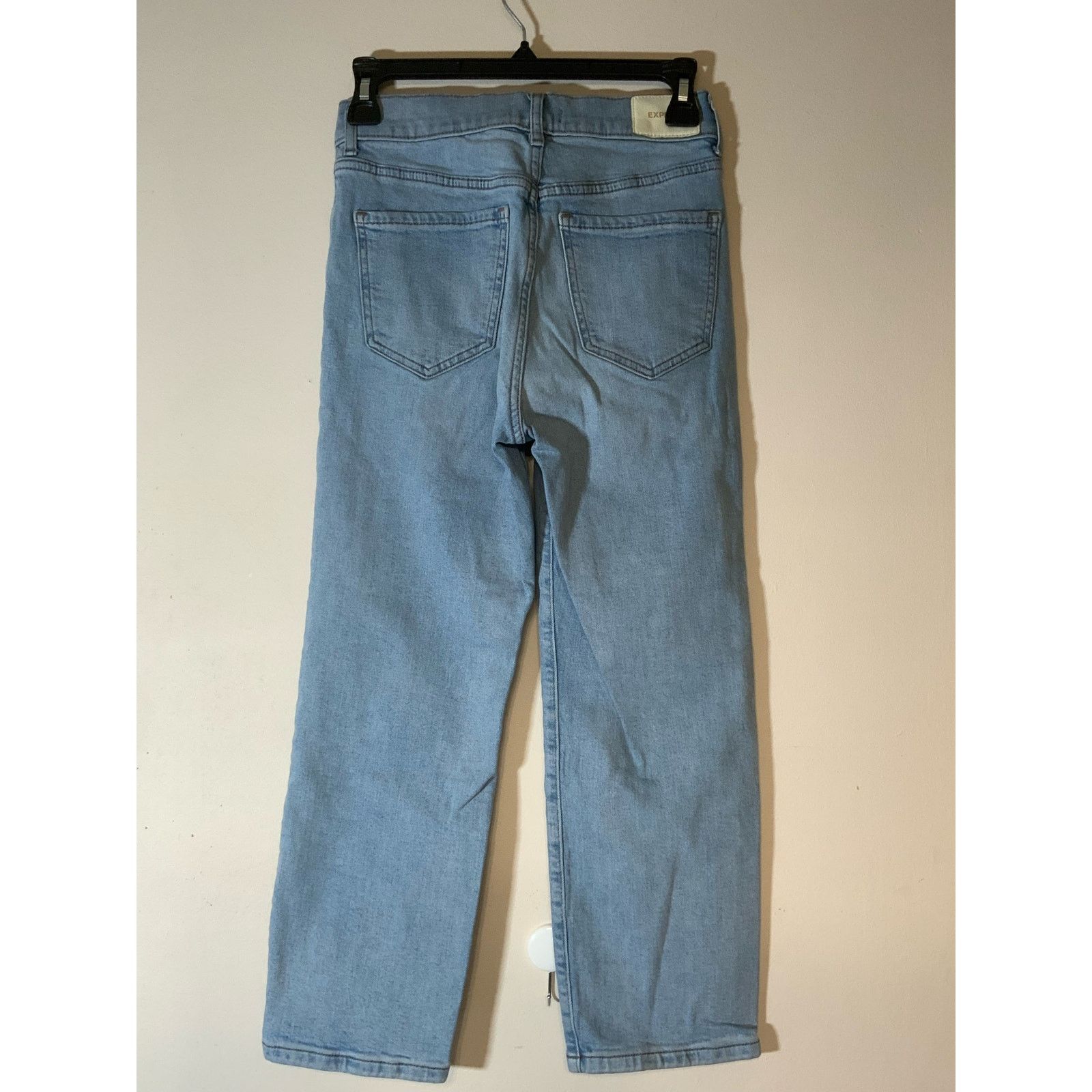 Express Express Super High Rise Straight Jeans Denim Pants Women’s 0 Size 25" / US 0 / IT 36 - 2 Thumbnail