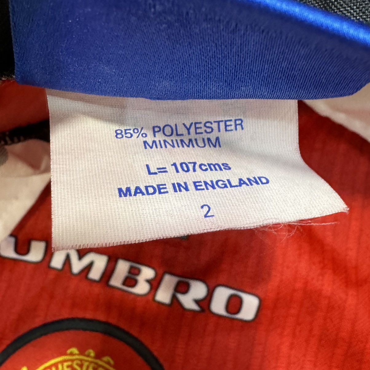 Umbro Manchester united 96/98 L/S home shirt #15 Poborsky Size US L / EU 52-54 / 3 - 11 Thumbnail