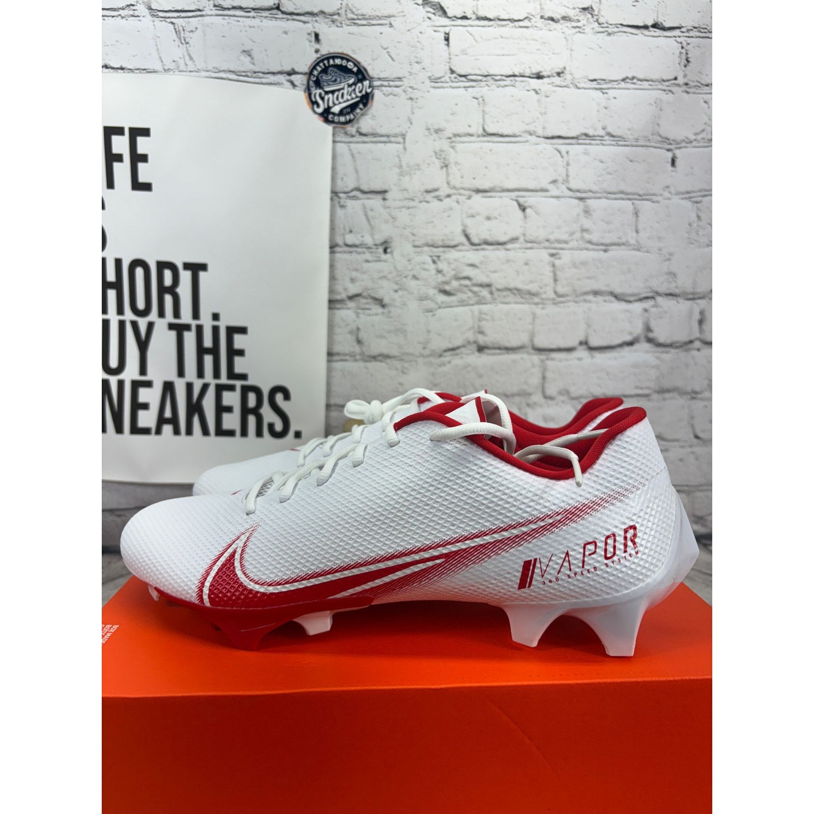 Nike Nike Vapor Edge Speed 360 NFL Football Cleats Men 13.5 Red Size US 13 / EU 46 - 3 Thumbnail