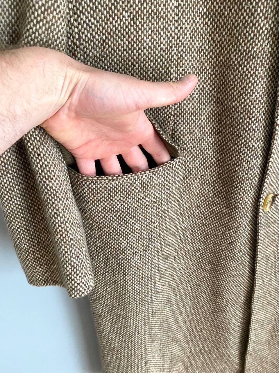 Kiton KITON Napoli 100%Cashmere Men's Brown Overcoat, Size 54 / 8R Size US L / EU 52-54 / 3 - 5 Thumbnail