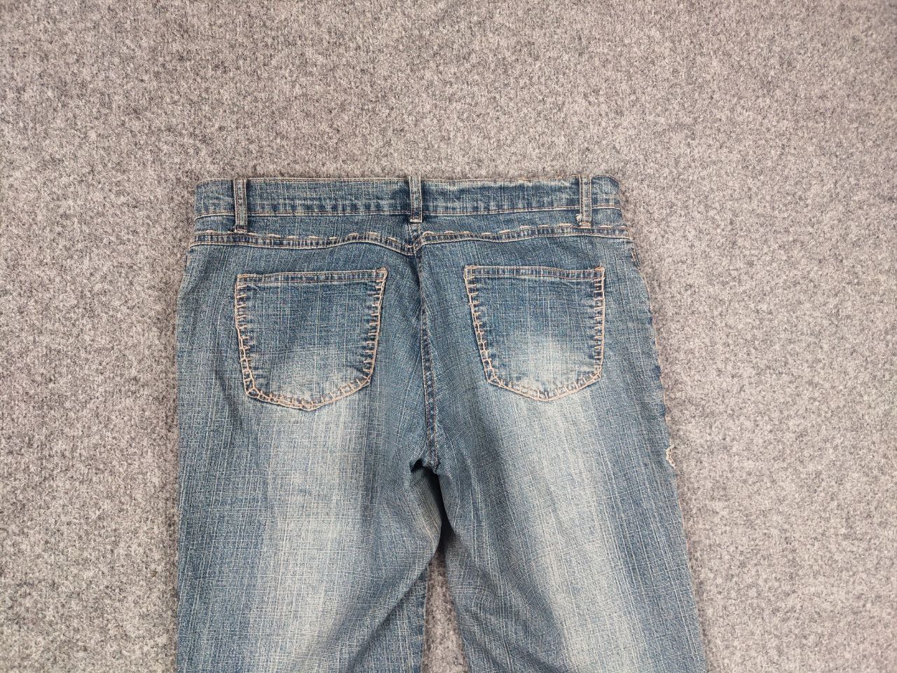If Six Was Nine Yendi Paris Vintage Y2K Style Flared Denim Low Rise Jeans Size 30" / US 8 / IT 44 - 11 Thumbnail