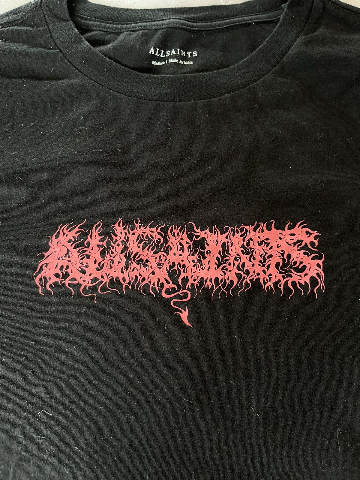 Allsaints Allsaints Aurocide S/S Crew Black t shirt men vintage Size US M / EU 48-50 / 2 - 4 Thumbnail